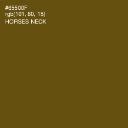 #65500F - Horses Neck Color Image